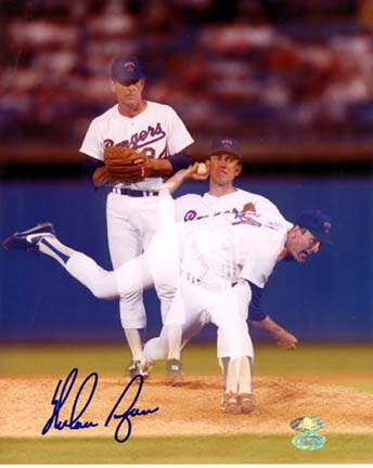 Nolan Ryan Autographed (Triple Exposure) 8" x 10" Photograph (Unframed)