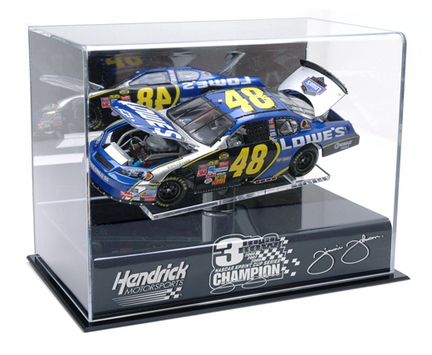 Jimmie Johnson 1/24th 2008 Champion Die Cast Car Display Case with Platform