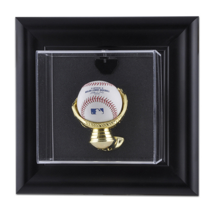 Framed Wall Mounted Baseball Display Case