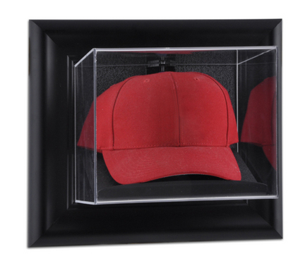 Framed Wall Mounted Cap Display Case