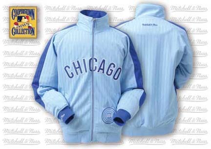 Chicago Cubs Change Up Track Jacket from Mitchell and Ness