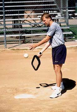 Accubat "Coaches Helper" Baseball Training Device for Hitting Grounders and Pop Flies 