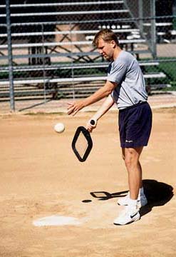 Accubat "Coaches Helper" Baseball Training Device for Hitting Grounders and Pop Flies 