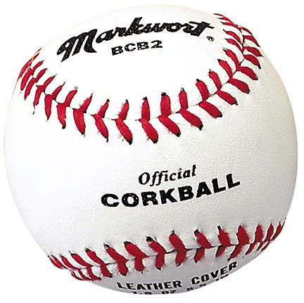 6 1/2" Official White Corkballs from Markwort - (One Dozen)