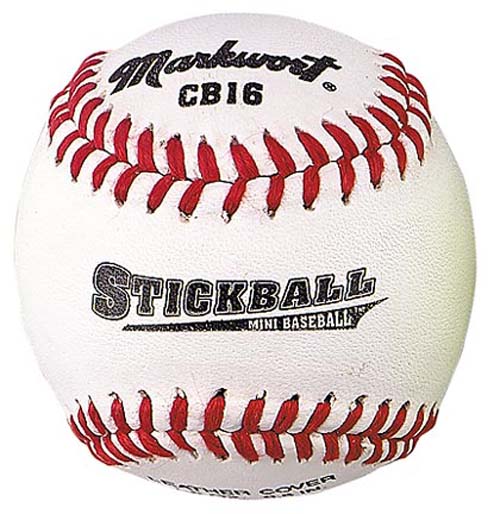 White Leather Cover Stick Balls Teampack from Markwort - (One Dozen)