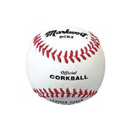 6 1/2" Official White Corkballs Teampak from Markwort - (One Dozen)
