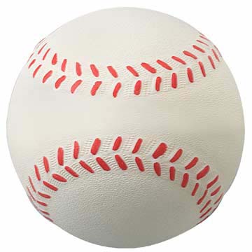 8" Sponge Foam Baseballs from Markwort - 1 Dozen