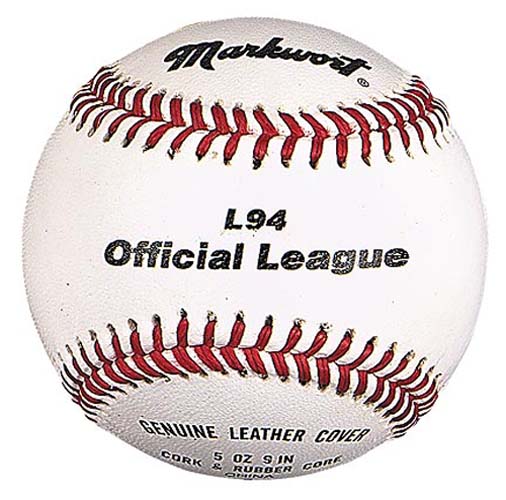 9" Official League Baseballs from Markwort - (One Dozen)