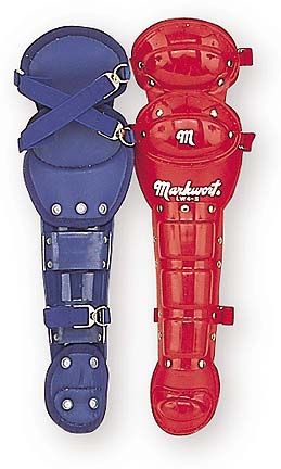 14" Boy's Model Double Knee Cap Leg Guards from Markwort - One Pair