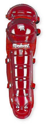 19" Adult Size Pro Double Knee Cap Leg Guards with Wings from Markwort - One Pair