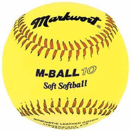 10" Soft & Light Softballs from Markwort - 1 Dozen