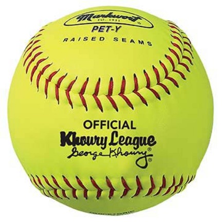 10" Pixie Khoury League Softballs from Markwort- 1 Dozen