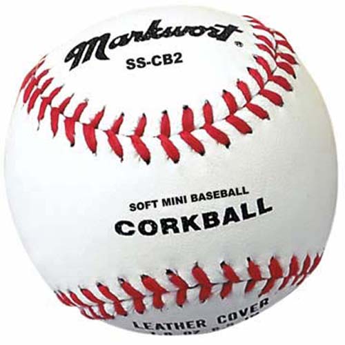 Soft Safe Cork Ball Style Mini-Baseballs - 1 Dozen
