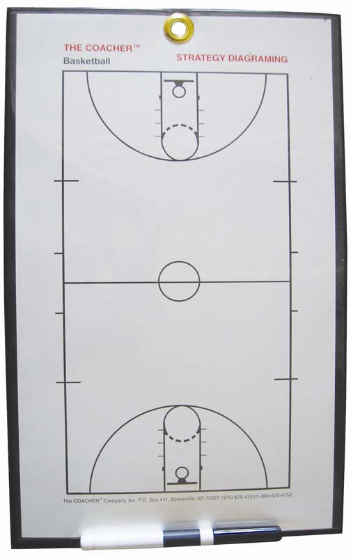 Frame-less Coacher&#153; Magnetic Board (Basketball)
