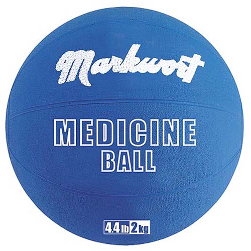 Rubber Medicine Training Ball from Markwort - 4.4 lbs/2 kg