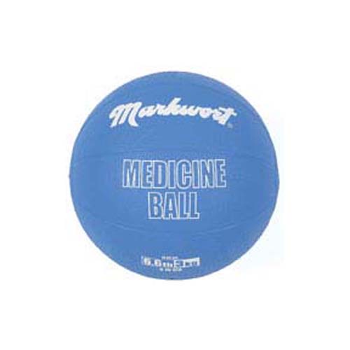 Rubber Medicine Training Ball from Markwort - 6.6 lbs/3 kg
