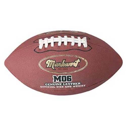 Official Size Genuine Leather Football from Markwort