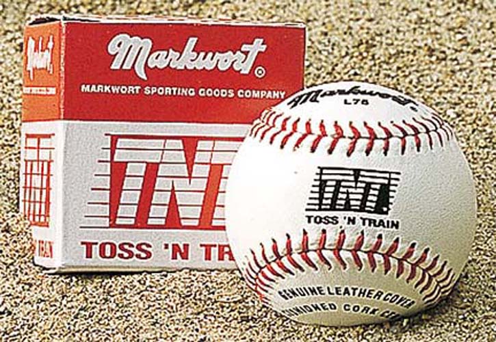7 1/2" Toss 'N Train TNT Small Training Baseballs From Markwort - (One Dozen)