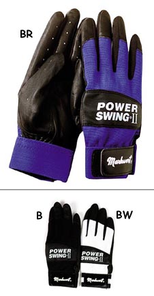 Power Swing II Baseball Batter's Gloves from Markwort - One Pair