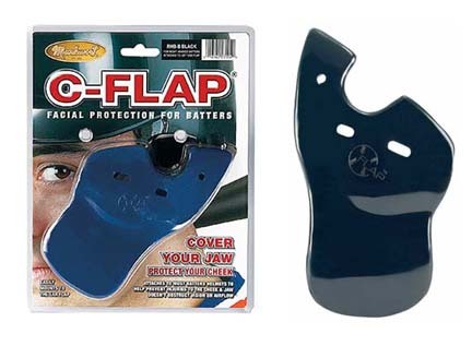C-Flap Face Guard - Left Handed Batters (Baseball Batting Helmet NOT included)