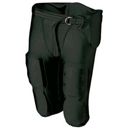 Youth Football Integrated Pant with Built-in Pads (Black) from Rawlings 