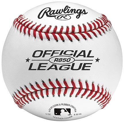 8 1/2" Junior Size Baseballs from Rawlings - One Dozen