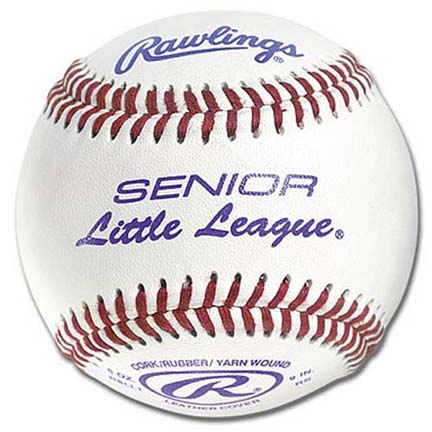 Senior Little League Raised Seam Baseballs For Game Play from Rawlings - (One Dozen)