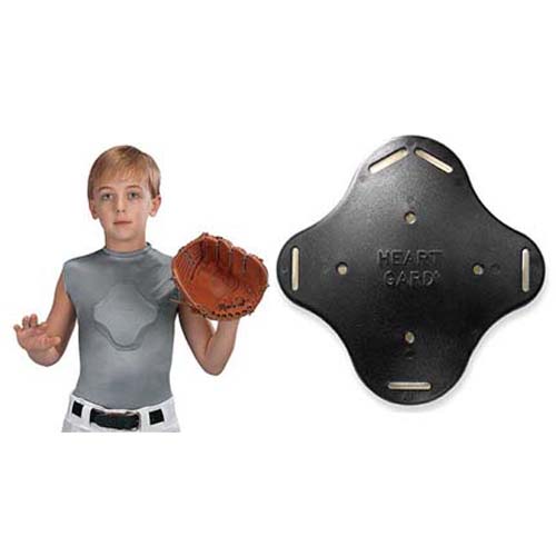 Heart-Gard Protective Body Shirt (Youth Sized Guard - GREY - Clamshell Package)