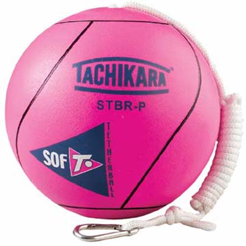 Tachikara Official Size Super Soft Tetherball - Fluorescent Pink