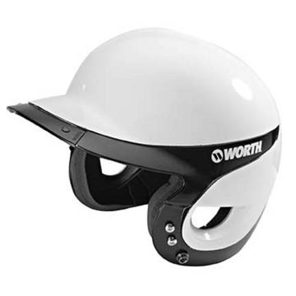 Liberty Batter's Helmet (White with Trim Color) from Worth