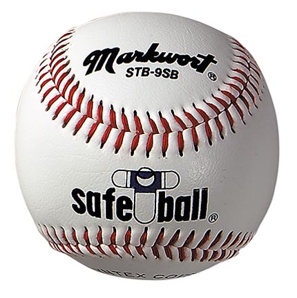 9" Safe-T-Ball Baseballs from Markwort - (One Dozen)