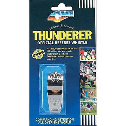 Acme Brass Thunderer Large Referee Whistles - 1 Dozen