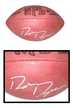 Ron Dayne, Autographed Official Wilson NFL Game Football