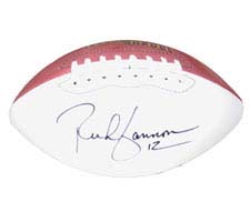 Rich Gannon, Autographed Official Wilson Robby Single White Panel Football