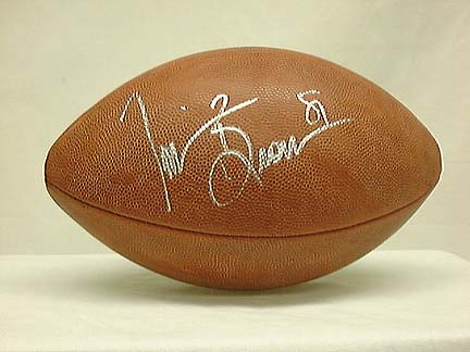 Tim Brown, Autographed Official Wilson NFL Game Football