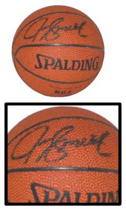 Joe Smith, Autographed NBA Mini Basketball by Spalding