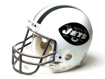 New York Jets (1965-1977) Riddell NFL Authentic Throwback Pro Line Full Size Football Helmet  (Namath Era)