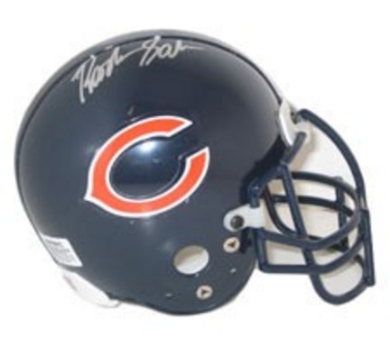 Rashaan Salaam, Chicago Bears Autographed Riddell Authentic Mini Football Helmet 