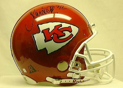 Marcus Allen, Kansas City Chiefs Official Riddell Pro Line Autographed Authentic Full Size Football Helmet