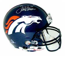Terrell Davis, Denver Broncos Official Riddell Pro Line Autographed Authentic Full Size Football Helmet