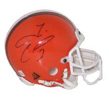 Tim Couch, Cleveland Browns Autographed Riddell Authentic Mini Football Helmet