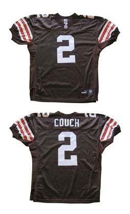 Tim Couch, Cleveland Browns  Authentic Puma Football Jersey  