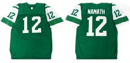 Joe Namath  New York Jets Authentic Style Throwback Football Jersey