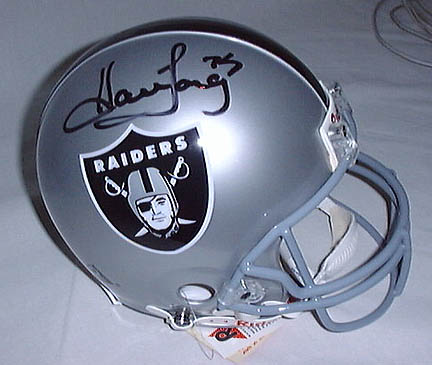 Howie Long Oakland Raiders Official Riddell Pro Line Autographed Authentic Full Size Football Helmet