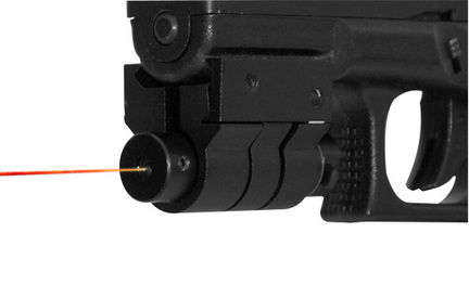Black Red Laser Rifle Sight With Weaver Mount