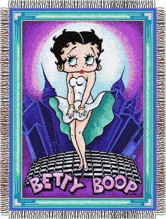 Betty Boop "Cool Breeze" 48" x 60" Tapestry Throw Blanket