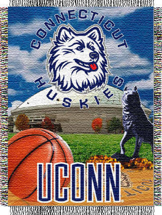 Connecticut Huskies "Home Field Advantage" 48" x 60" Throw Blanket