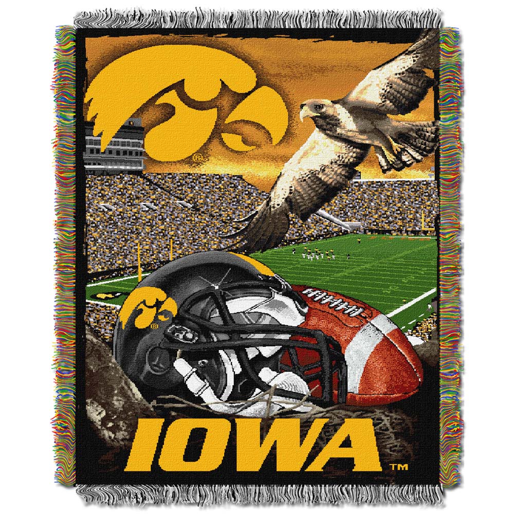 Iowa Hawkeyes "Home Field Advantage" 48" x 60" Throw Blanket