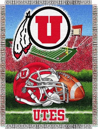 Utah Utes "Home Field Advantage" 48" x 60" Throw Blanket