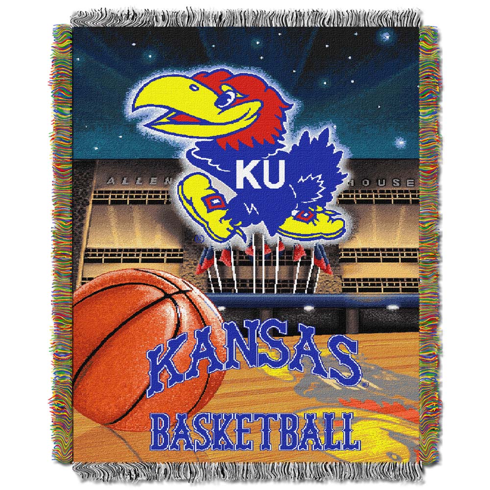 Kansas Jayhawks "Home Field Advantage" 48" x 60" Throw Blanket